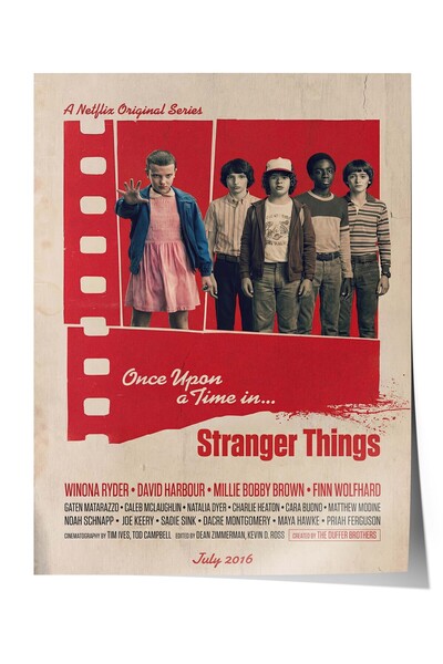Postifull Αφίσα Stranger Things, Αφίσες Ταινιών και Τηλεοπτικών Σειρών, Αφίσε...