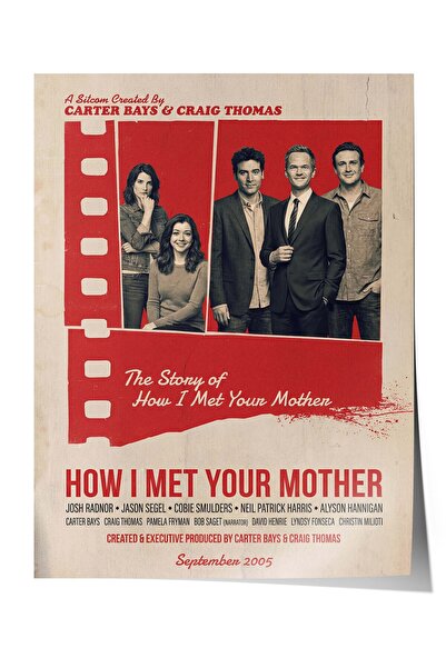 Postifull How I Met Your Mother Posteri, Sinema ve Dizi Tablo Posterleri, Fil...