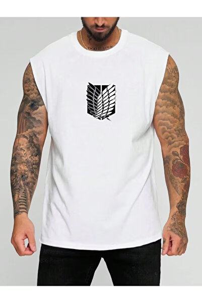 AZIZI TEKSTIL Titan Printed Sleeveless T-Shirt