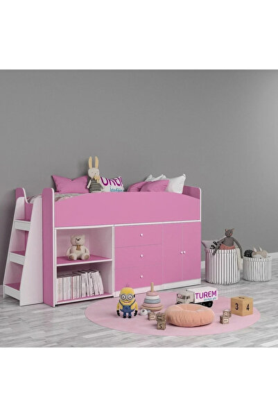 marangozhaneden Yıldız Pembe Ranza ( kız odası) Mdf