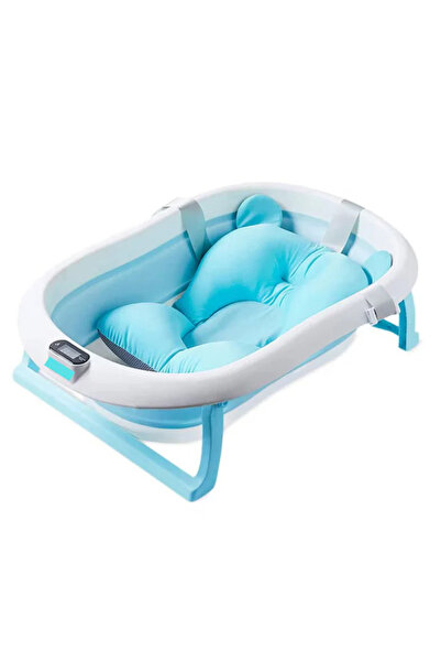 OEM Πτυσσόμενη Βρεφική Μπανιέρα με Θερμόμετρο, Αφρώδη Υποστήριξη και Αντιολισ...