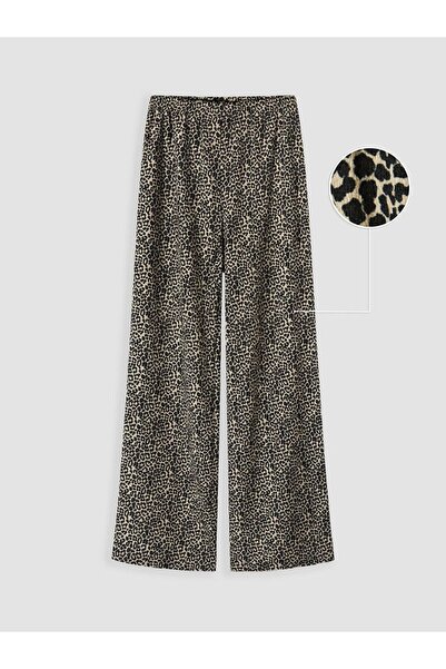 LC Waikiki Lcw Kids Leopard Patterned Girls' Trousers