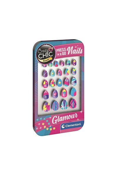 CLEMENTONI CC Υπέροχα Νύχια Μακιγιάζ Press & Go Glamour (I-18157)