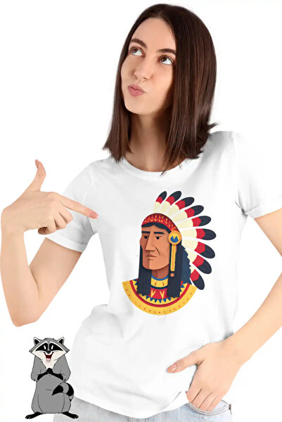OEM Women's Native American Chief Feathers T-Shirt