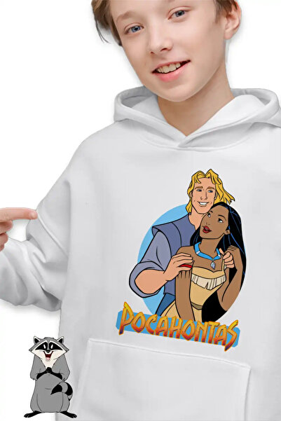 OEM Παιδικό Φούτερ Αγοριών Ποκαχόντας Αγάπη Τζον Ημέρα του Αγίου Βαλεντίνου