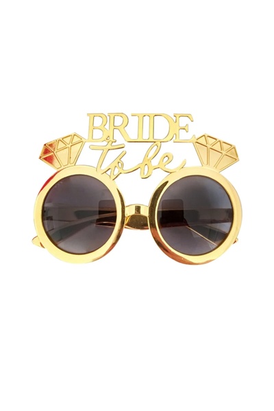 LİYA3D Bride to Be Party Glasses Gold Bachelorette Bridal Glasses Bachelorett...