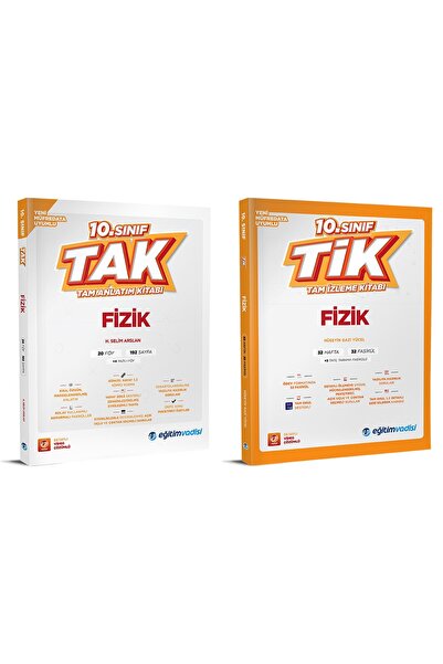 Eğitim Vadisi 2025 10. Sınıf Fizik Tak Tam Anlatım + Tik Tam İzleme Seti 2 Kitap