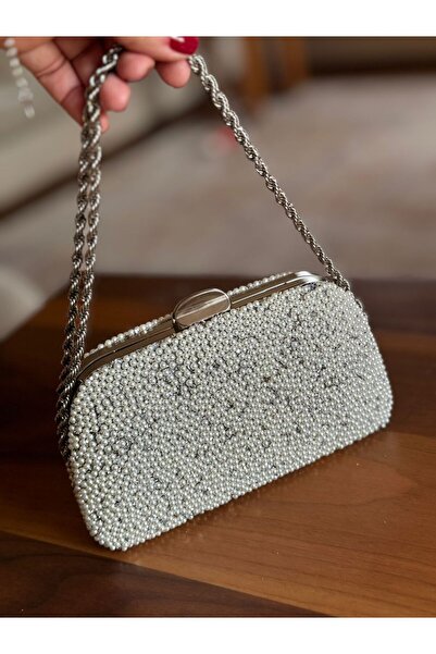 Blacktavern ΒΡΑΔΙΝΗ ΤΣΑΝΤΑ ΜΕ ΑΛΥΣΙΔΑ ΑΠΟ ΜΑΡΓΑΡΙΤΑΡΙΑ ΚΑΙ ΚΡΥΣΤΑΛΛΙΝΕΣ ΠΕΤΡΕΣ