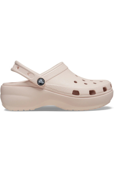 Crocs Κλασικό Σαμπό Πλατφόρμας Γυναικείες Παντόφλες Πούδρα 206750-6UR