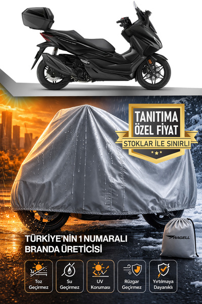 Budge Honda Forza Branda Arka Çanta Uyumlu Motorsiklet Brandası Nss250 Nss300...