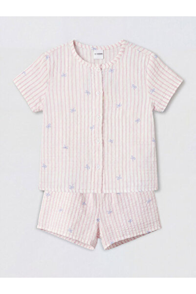 LC Waikiki I Zero Roba Collar Girl's Shorts Pajama Set from Freezen Store