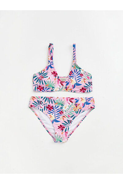 LC Waikiki GÜLİS GİYM'DEN Karışık Çiçekli Kız Çocuk Bikini