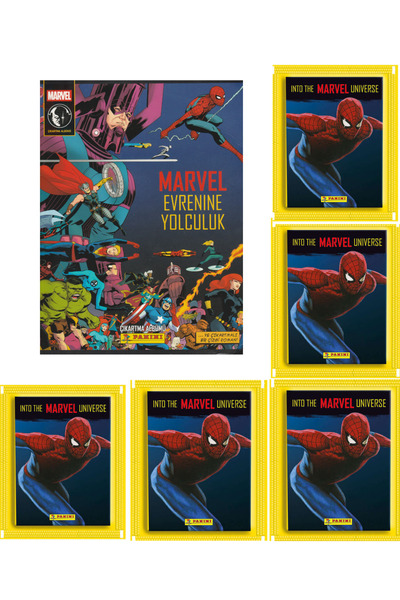 Next Plus Official Marvel Evrenine Yolculuk Çıkartmalı Çizgi Roman Albümü+ 5 ...