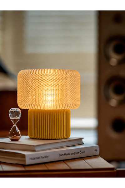 Design Up Studios Ribra - Tealight Masaüstü Aydınlatma - Sarı