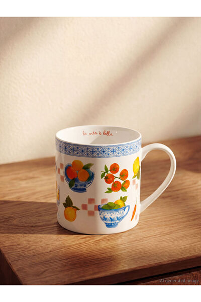 LC Waikiki I Sloganized and Embroidered Porcelain Mug 320 ml from Freezen Store