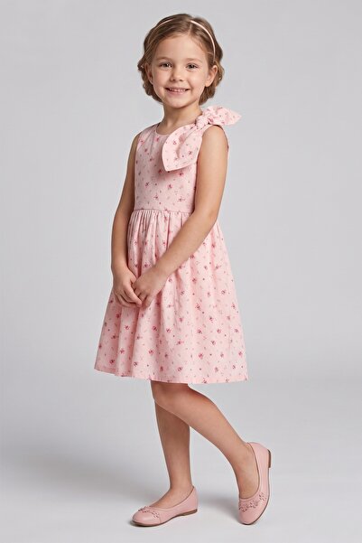 DMB BOYS & GIRLS Mow Kids Girl's Cotton Floral Dress-M0169