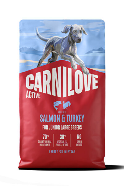 Carnilove ACTIVE Tahılsız Büyük Irk Yavru-Genç (3–30 aylık) Köpekler İçin Som...
