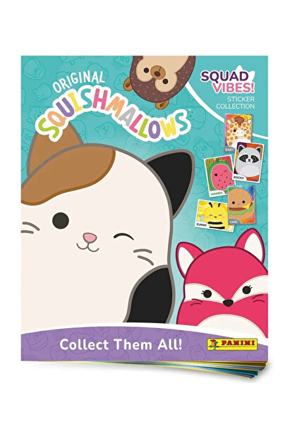 Next Plus Επίσημη Συλλογή Αυτοκόλλητων Squishmallows: Άλμπουμ με Αυτοκόλλητα ...