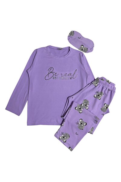 Fil Kids Κοριτσίστικο βαμβακερό ύφασμα Milan, λιλά χρώμα, με σχέδιο κοάλα, με...