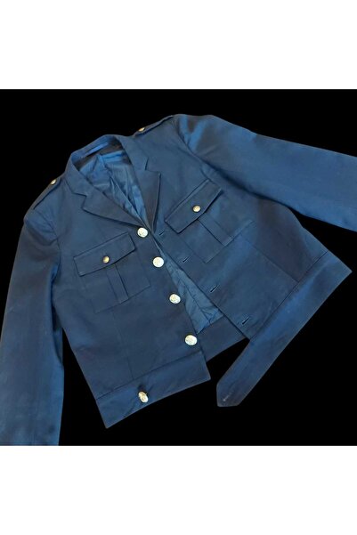 kho military design Lacivert Renk M-1944 Field Jacket Unisex (48-M Beden)