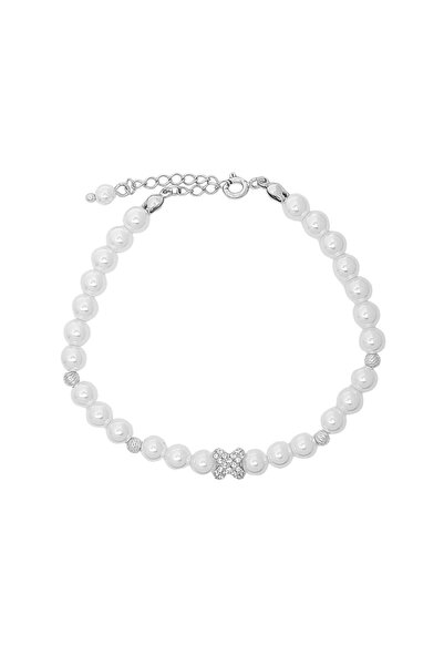 Bijuteria SORELLY Ασημένιο βραχιόλι με μαργαριτάρια