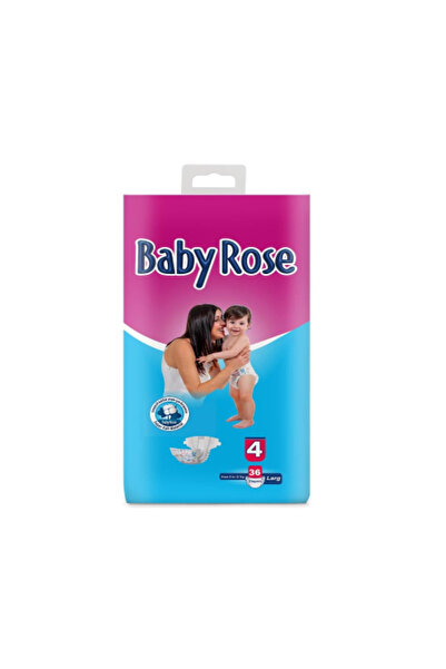 Baby Rose Diapers Size (4) - 36 Diapers