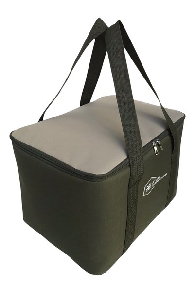 Wallery Bags حقيبة حرارية كلاسيكية للتخييم والنزهات بسحاب معزولة حرارياً سعة 36 لترًا، حقيبة حرارية ساخنة وباردة