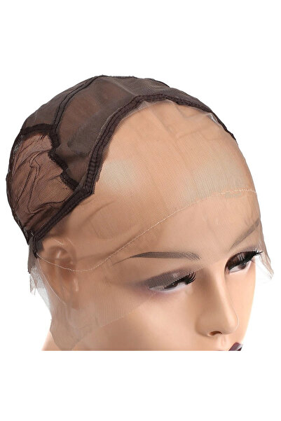 colezium شبكة زراعة شعر مستعار من الدانتيل الأمامي / بني