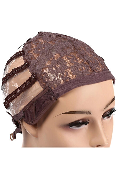 colezium شبكة زراعة شعر مستعار / بني