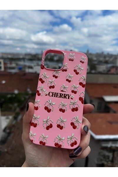 Mobildizayn Huawei P40 Lite Uyumlu Baskılı Pembe Renkli Telefon Kılıfı