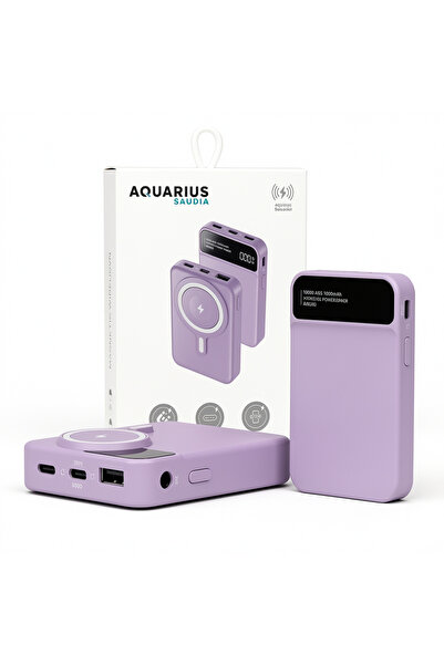 Aquarius Saudia Wireless PowerBank 10000Mah