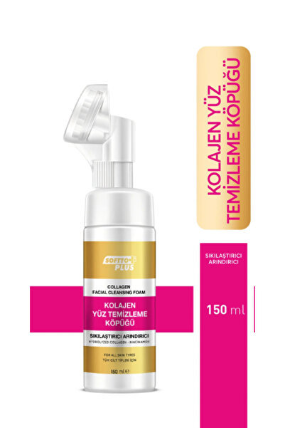 Softto Plus Özel Fırçalı Sıkılaştırıcı Arındırıcı Niacinamide+Kolajen Yüz Tem...