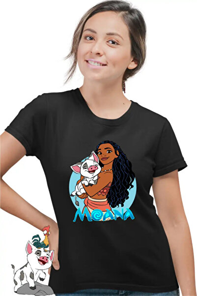 OEM Tricou Femei Moana Vaiana Pua