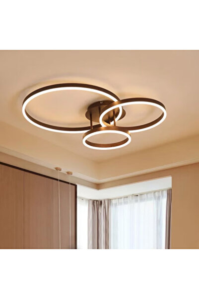 SANITEXPERT Dione LED Chandelier White 85W, 4500lm, 3 Squares, 3 Light Colors...