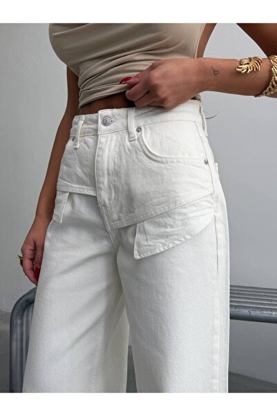 DENİKK TREND PREMIUM ΨΗΛΟΜΕΣΩΤΟ ΤΖΙΝ ΠΑΝΤΕΛΟΝΙ ΠΑΛΑΖΟ ΜΕ ΦΑΡΔΙΑ ΜΠΑΤΣΟΥΛΑ - P...