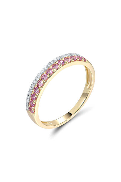 Bijuteria SORELLY Δαχτυλίδι Μισής Αιωνιότητας από χρυσό 14 καρατίων με διαμάν...