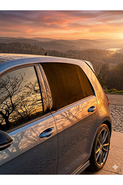 Markaflex 2 τμχ Auto Sunshade Κουρτίνα οχήματος Πλαϊνό παράθυρο Sunshade Κουρ...