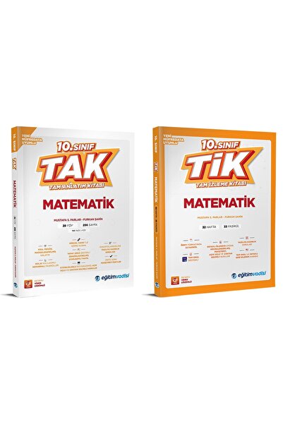 2025 10. Sınıf Matematik Tak Tam Anlatım + Tik Tam İzleme Seti 2 Kitap