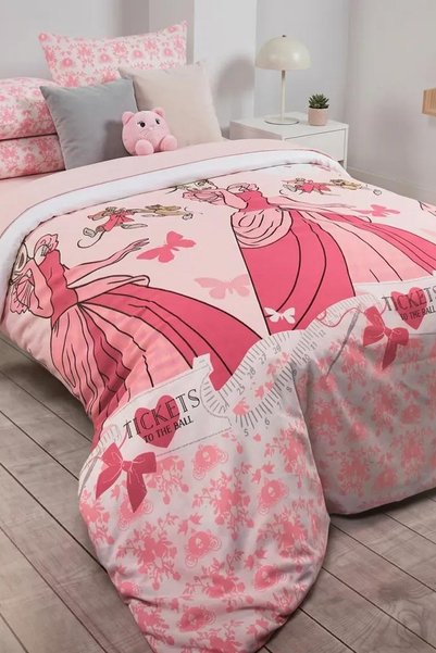 Bella Home Single Child's Duvet Cover Set |   Soft Textured |   Modern Design |   160X220 |   Boxed