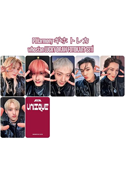 Sntay P1Harmony Fotokart Seti UNIQUE WHOSFAN LUCKY DRAW