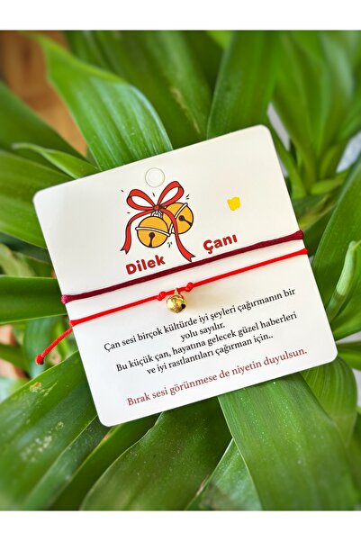 Atölye Merdiven Dilek Çanı Pirinç Çan Bileklik Niyet Dilek İstek Bilekliği İyi Şans Kısmet