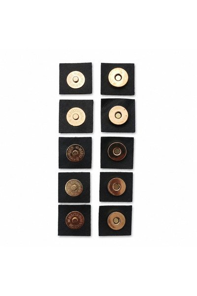 Alya trend Gold Magnetic Snap Fasteners, Attachable and Interlocking, 5 Pairs...