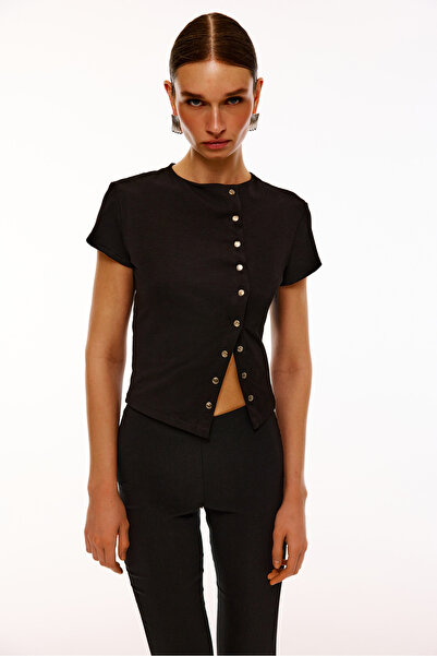 Love On Friday LEYA Τοπ με κουμπωτά κουμπιά