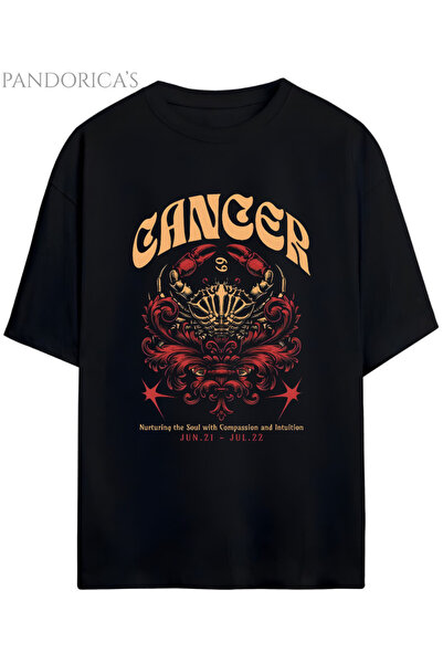 Grafftee Clothing Σειρά Gothic Zodiac Design με το Σύμβολο του Καρκίνου (Ζώδι...