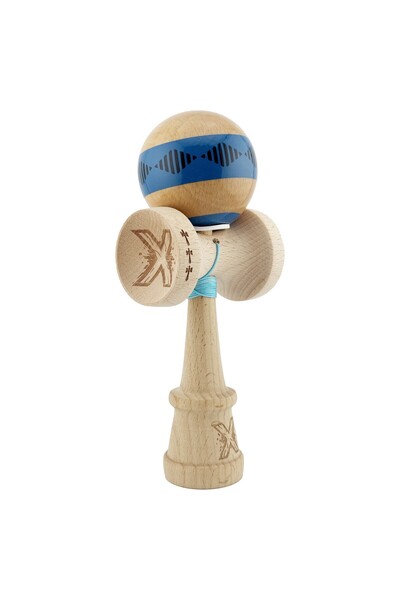 Cyrax Kendama X Original FREQUENCY, 55 cm Albastru/Maro