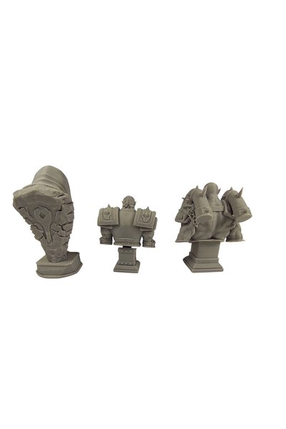 OEM Set figurine World of Warcraft Blizzard Gul'Dan, Thrall și Garrosh 10-9-7 cm rășină