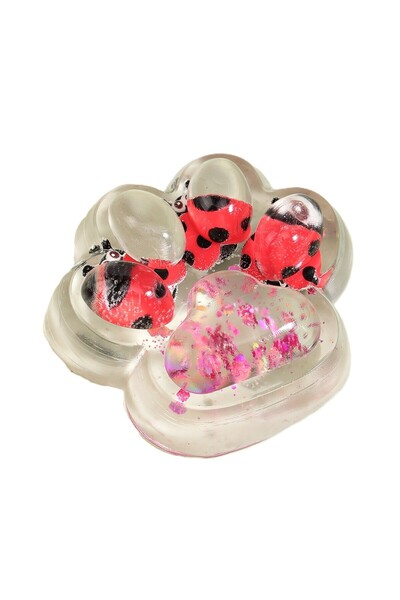 Cyrax Jucărie squishy antistres, Model 7 Insecte Transparente
