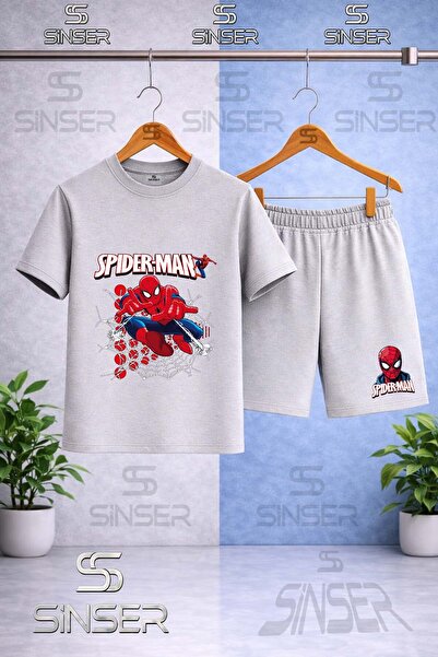 SS SİNSER Παιδικό ORUMCEKMAN BEYAZ AGLI AG FIRLATAN Μπλουζάκι με στάμπα με λα...