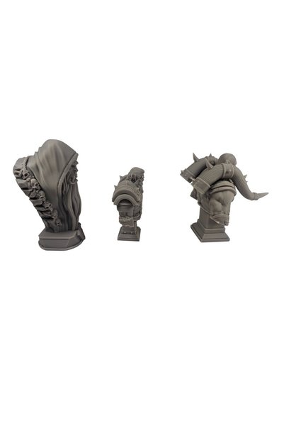 OEM Set figurine World of Warcraft Blizzard Gul'Dan, Thrall și Garrosh 10-9-7 cm rășină