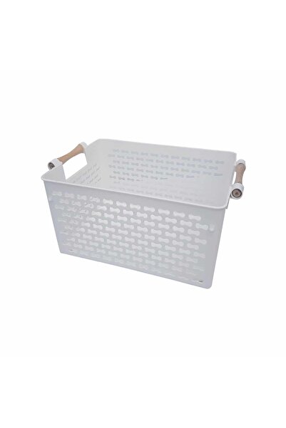 İndecor Storage basket, Indecor, 15 X 30 X 12cm, white